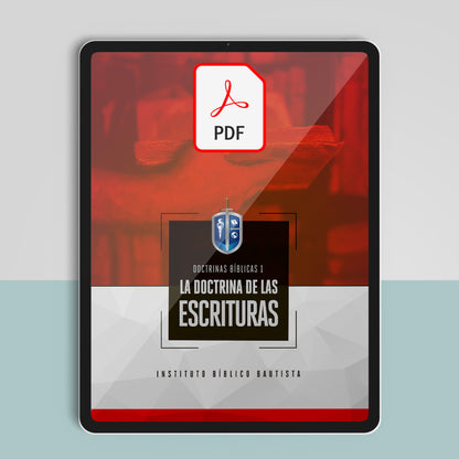 Doctrinas Bíblicas 1 DIGITAL (PDF) – La Doctrina de las Escrituras (Instituto)