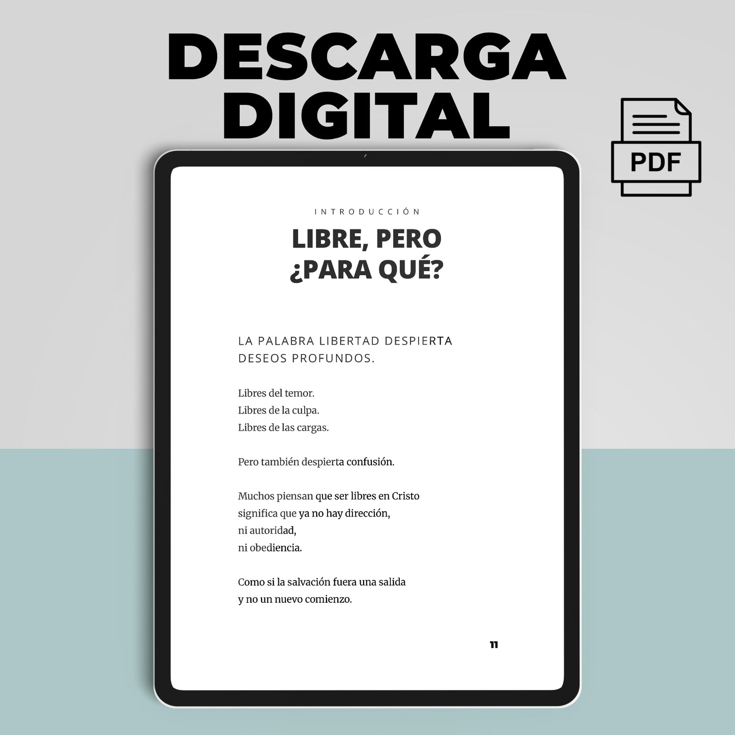 LIBRE:  La verdadera libertad que Cristo ofrece