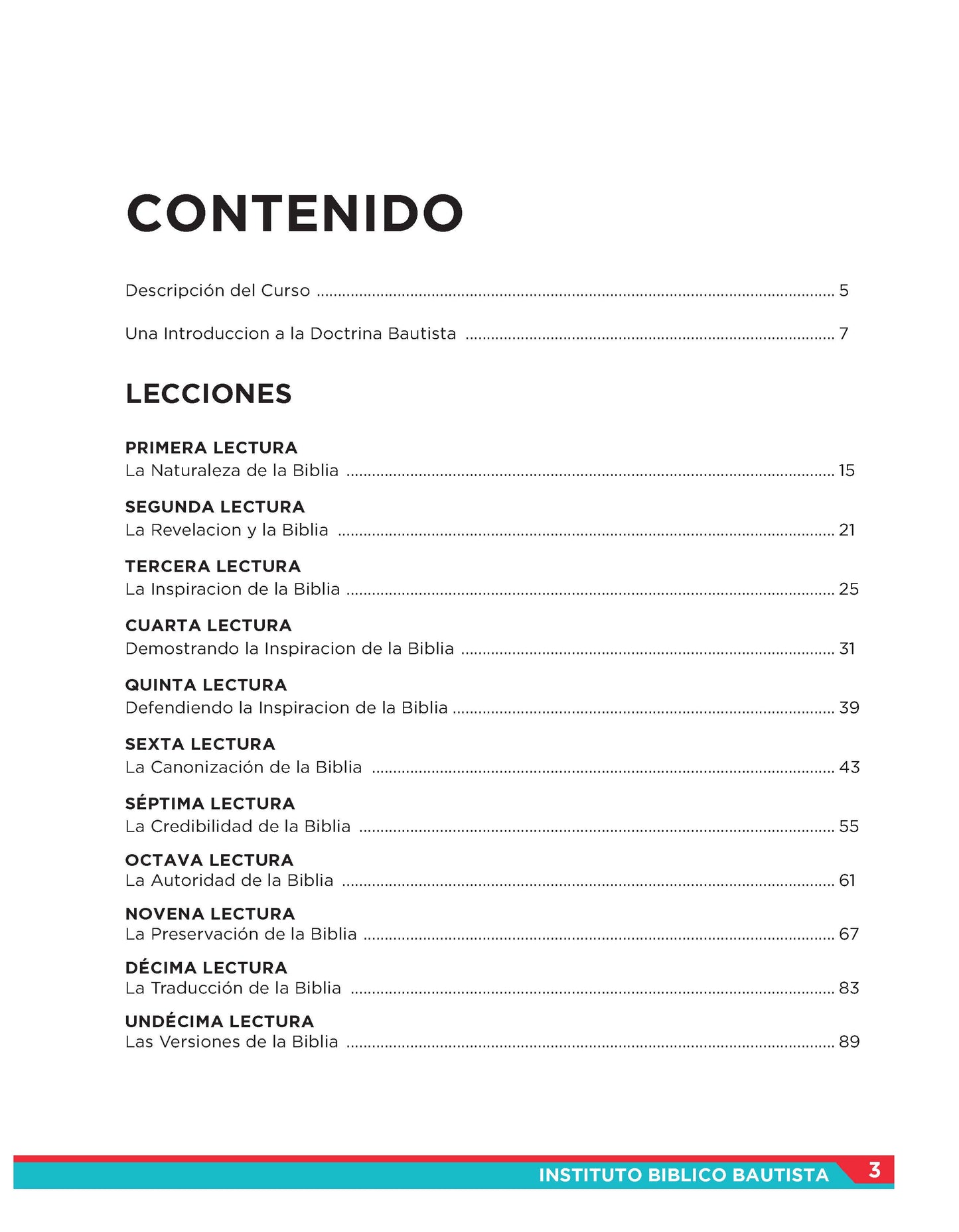 Doctrinas Bíblicas 1 DIGITAL (PDF) – La Doctrina de las Escrituras (Instituto)