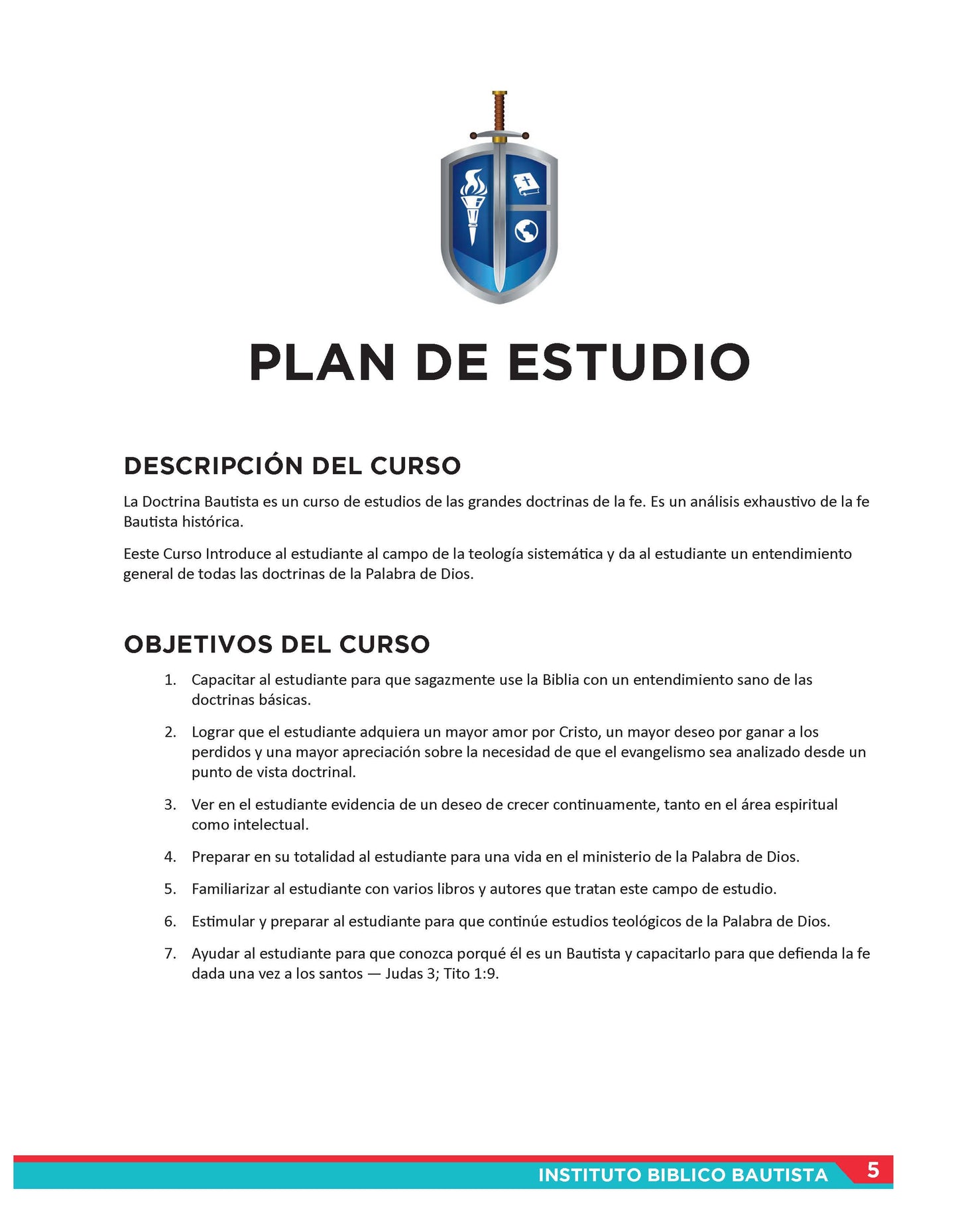 Doctrinas Bíblicas 1 DIGITAL (PDF) – La Doctrina de las Escrituras (Instituto)