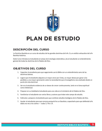 Doctrinas Bíblicas 1 DIGITAL (PDF) – La Doctrina de las Escrituras (Instituto)