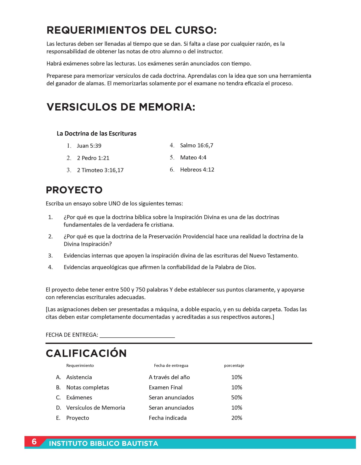 Doctrinas Bíblicas 1 DIGITAL (PDF) – La Doctrina de las Escrituras (Instituto)